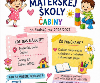 Aktuality / Zápis detí do Mš  - foto