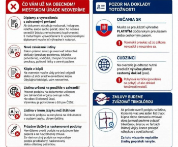 Aktuality / Osvedčovanie listín a podpisov - foto