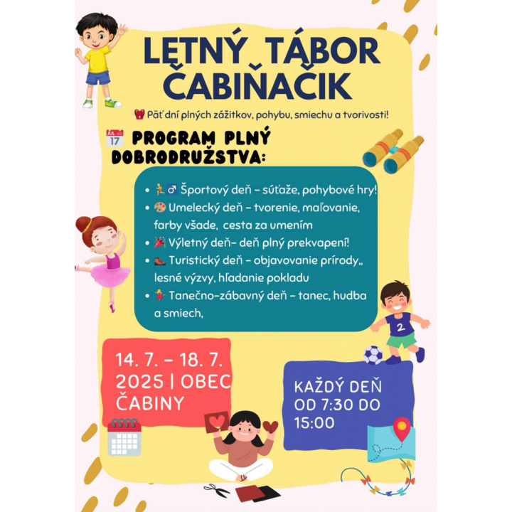 Letný tábor ČABIŇAČIK