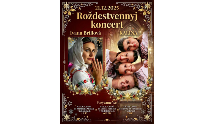 Vianočný koncert / zmena času konania 