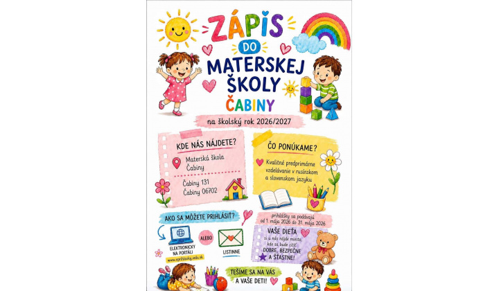 Zápis detí do Mš 
